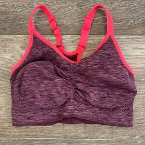 Old Navy Women's Seamless Sports Bra - Pink and Purple like new size S